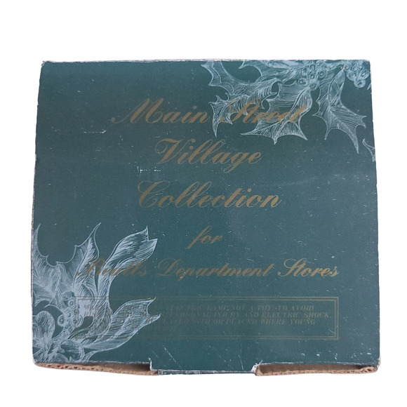 Vtg 1996 Beals Enesco Main Street Village Collection Porcelain Christmas Store - Picture 8 of 9